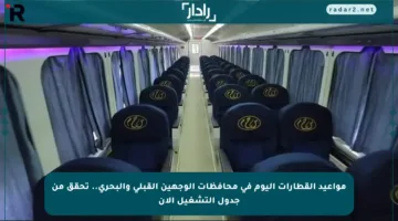 مواعيد القطارات اليوم في محافظات الوجهين القبلي والبحري.. تحقق من جدول التشغيل الآن